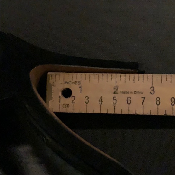 Black faux suede pumps. Used. - Picture 5 of 5